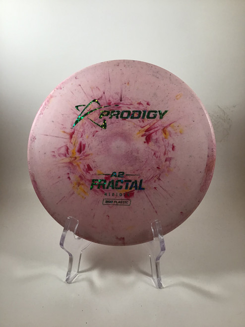 Vist Large View of Product Image Which is Used Prodigy 300 FRACTAL A2 Disc Golf Mid Range Pink 173g
