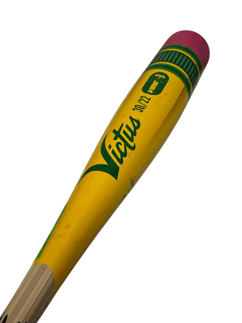 Vist Large View of Product Image Which is Used Victus VIBE PENCIL VSBVIBP8 -8 USSSA 2 3/4 Baseball Bat 30" 30/22