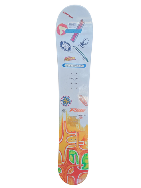 Vist Large View of Product Image Which is Used Ride CONTROL Mens Snowboard Only White 153 cm