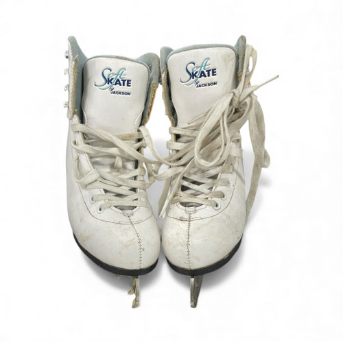 Vist Large View of Product Image Which is Used Jackson SOFT SKATE WomensFigure Skate White Senior 6