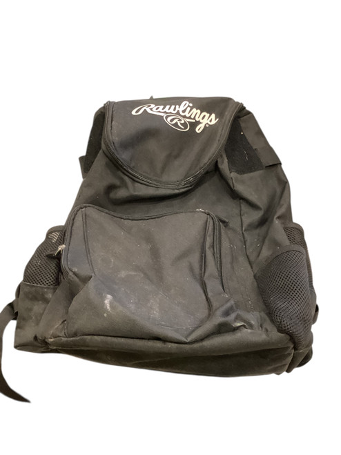 Vist Large View of Product Image Which is Used Rawlings BASEBALL BAG BB/SB Player Backpack Black