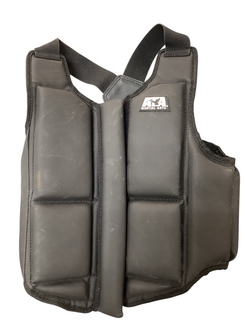 Vist Large View of Product Image Which is Used Martial Arts Chest Guard Black MD