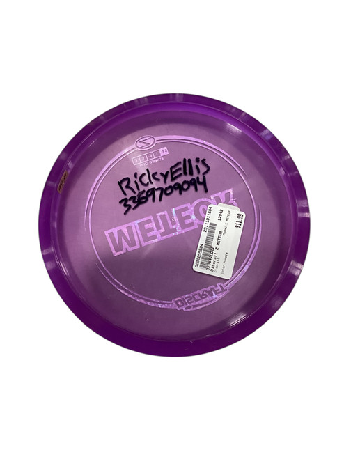 Vist Large View of Product Image Which is Used Discraft Z METEOR Disc Golf Mid Range Purple