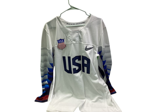 Vist Large View of Product Image Which is Used USA HOCKEY JERSEY Hockey Tops Senior White MD