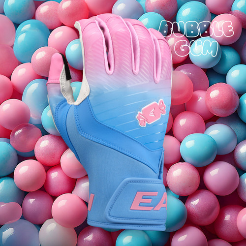 Vist Large View of Product Image Which is New Easton Walk-Off Ethos Youth Batting Gloves Bubble Gum Medium