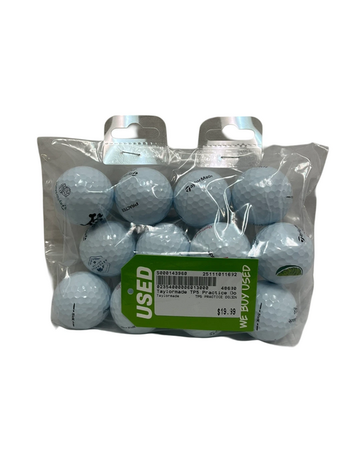 Vist Large View of Product Image Which is Used Taylormade TP5 PRACTICE DOZEN 12 Pack - Golf Balls