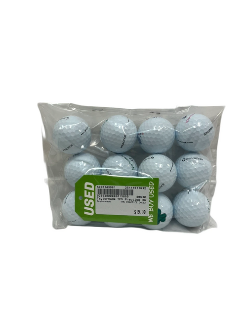 Vist Large View of Product Image Which is Used Taylormade TP5 PRACTICE DOZEN 12 Pack - Golf Balls