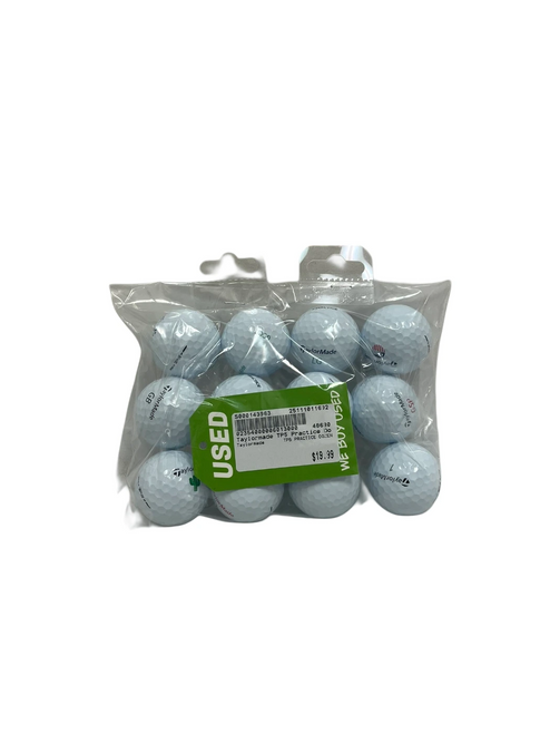 Vist Large View of Product Image Which is Used Taylormade TP5 PRACTICE DOZEN 12 Pack - Golf Balls