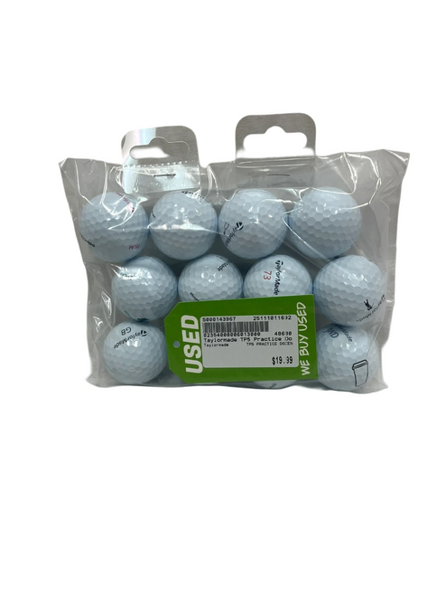 Vist Large View of Product Image Which is Used Taylormade TP5 PRACTICE DOZEN 12 Pack - Golf Balls