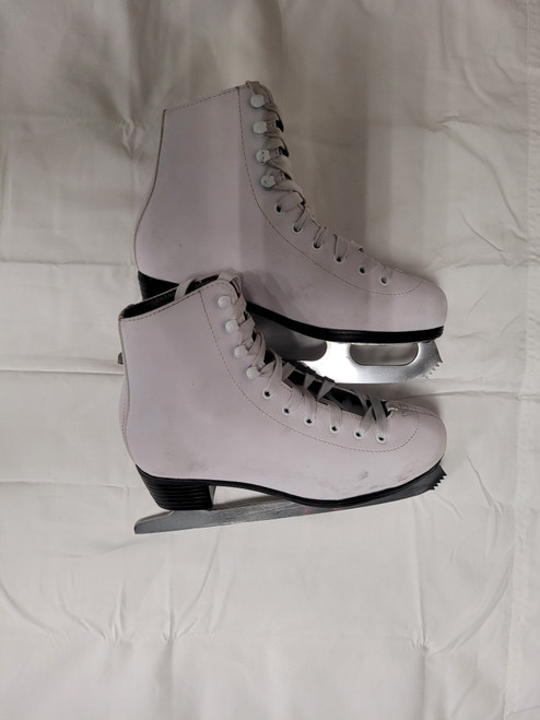 Vist Large View of Product Image Which is Used Victoria Sport DREAM Girls Figure Skate White Junior 05