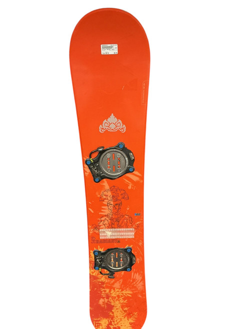 Vist Large View of Product Image Which is Used Salomon RADIANT 149CM Womens Snowboard Only Orange 149 cm