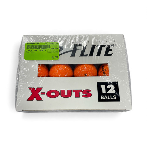 Vist Large View of Product Image Which is Used Top Flite X-OUTS 12 Pack - Golf Balls