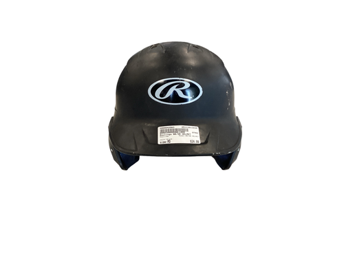 Vist Large View of Product Image Which is Used Rawlings BB/SB HELMET Batting Helmet No Mask Black MD