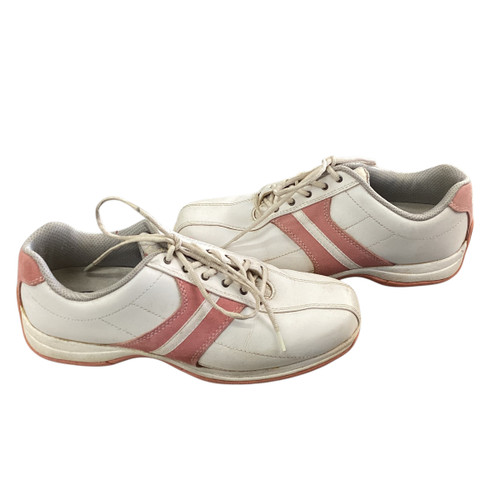 Vist Large View of Product Image Which is Used FootJoy Mens Golf Shoes White Senior 8