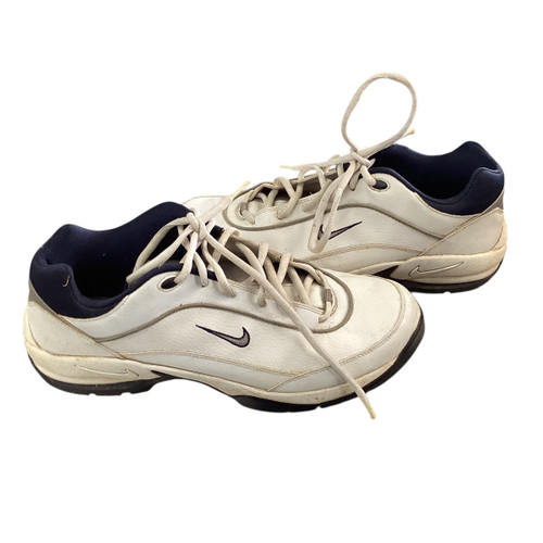 Vist Large View of Product Image Which is Used Nike Mens Golf Shoes White Senior 10