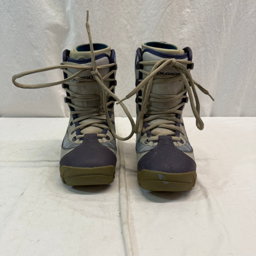 Vist Large View of Product Image Which is Used Burton SNOWBOARD BOOT Womens Snowboard Boots Grey Senior 7