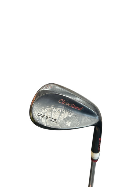 Vist Large View of Product Image Which is Used Cleveland RTZ CUSTOM POKER WEDGE Golf Wedge Mens RH 60 Degree