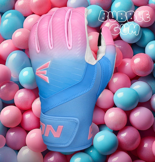 Vist Large View of Product Image Which is New EASTON BUBBLE GUM ADULT BATTING GLOVES