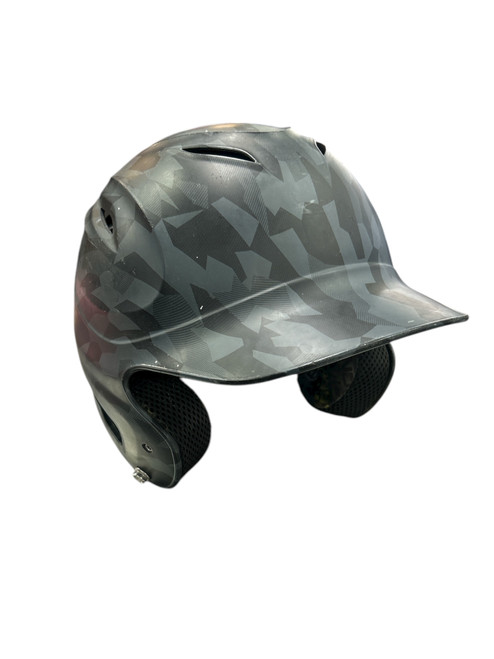 Vist Large View of Product Image Which is Used Under Armour CAMO Batting Helmet No Mask Black One Size