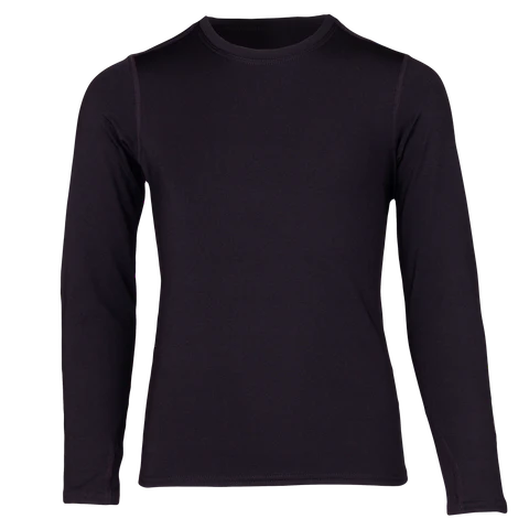 Vist Large View of Product Image Which is Hot Chillys Youth Micro-Elite Chamois Crewneck #HC9551