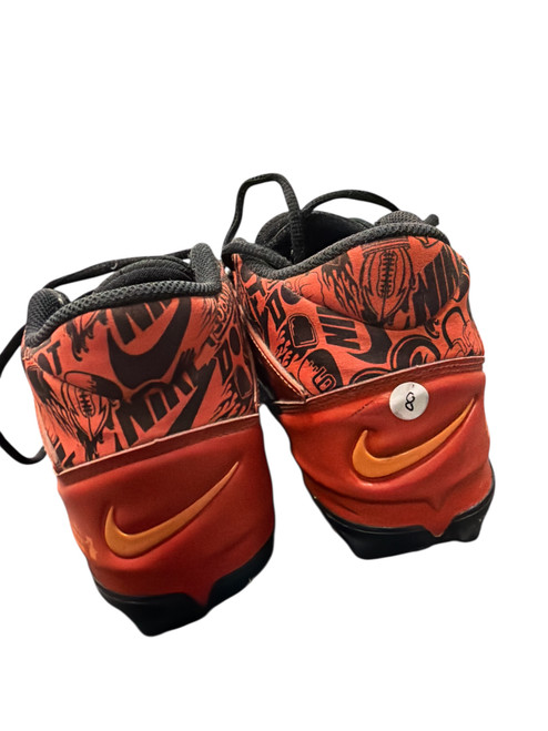 Vist Large View of Product Image Which is Used Nike - BB/SB Cleats Orange Senior 8