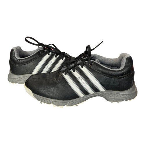 Vist Large View of Product Image Which is Used Adidas Jr Golf Shoes Black Junior 02