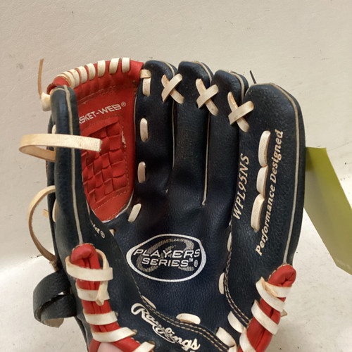 Vist Large View of Product Image Which is Used Rawlings WPL95NS BB/SB Glove T-ball Red 9"