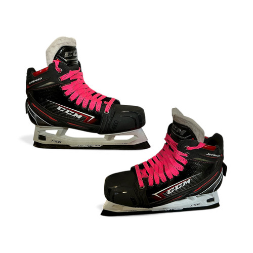 Vist Large View of Product Image Which is Used CCM JETSPEED Senior Goalie Skate Senior 7.5