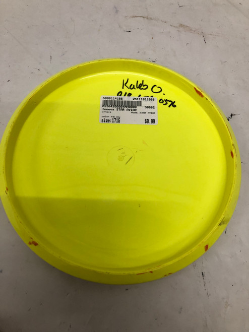 Vist Large View of Product Image Which is Used Innova STAR AVIAR Disc Golf Putter Yellow 171g