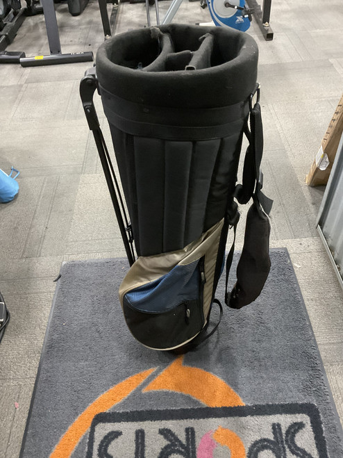 Vist Large View of Product Image Which is Used MENS STAND BAG Mens Stand Bag Black And Navy Blue