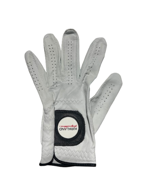 Vist Large View of Product Image Which is Used Mens Golf Glove White M/L