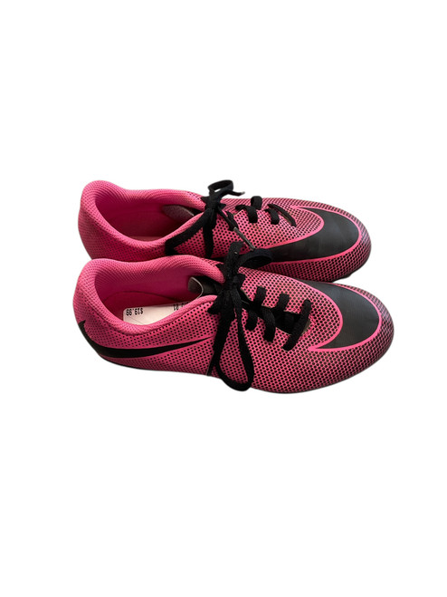 Vist Large View of Product Image Which is Used Nike Soccer Cleats Pink Junior 01