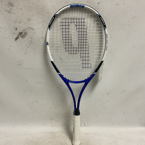 Vist Large View of Product Image Which is Used Prince PLAY+STAY Adult Tennis Racquet Royal Blue 4 3/8"