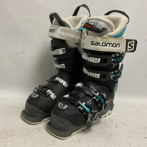 Vist Large View of Product Image Which is Used Salomon X-PRO ENERGYZER 90W Womens DH Ski Boot White And Grey 220 MP - J04 - W05
