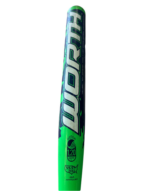 Vist Large View of Product Image Which is Used Worth MAYHEM 120 Slow Pitch Sotball Bat