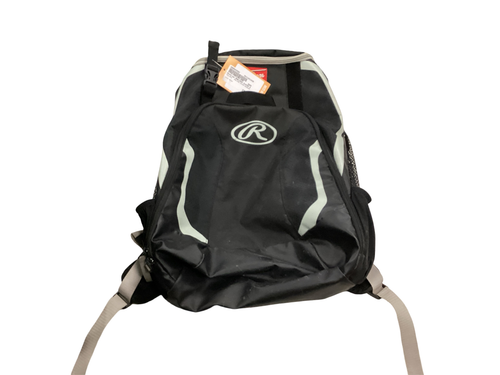 Vist Large View of Product Image Which is Used Rawlings RAWLINGS PLAYER BACKPACK BB/SB Player Backpack Black