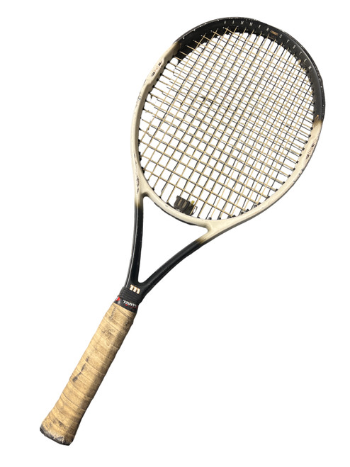 Vist Large View of Product Image Which is Used Wilson HAMMER 6.2 Adult Tennis Racquet White 4 1/2"