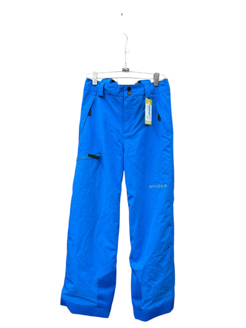 Vist Large View of Product Image Which is Used Spyder Yth Size 14 MD Snow Pants/Bib - Royal Blue