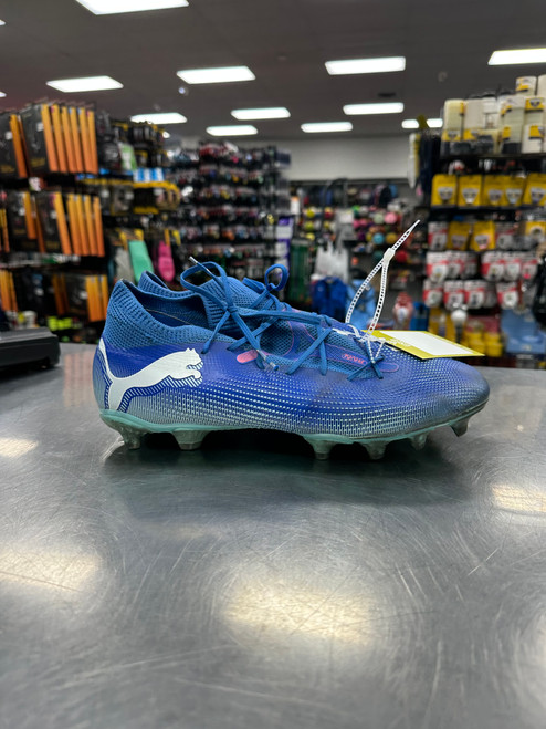 Vist Large View of Product Image Which is Used Puma FUTURE 7 MATCH Soccer Cleats Royal Blue Senior 9.5