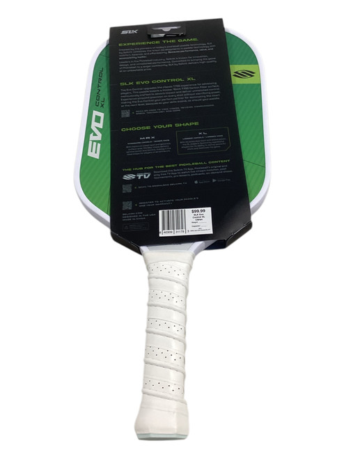 Vist Large View of Product Image Which is Used Selkirk EVO CONTROL Pickleball Racquet Green
