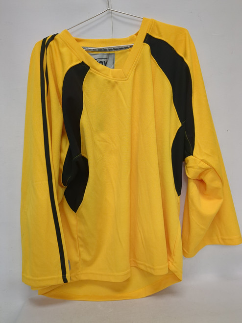 Vist Large View of Product Image Which is Used Goalie Jersey Top Yellow Junior
