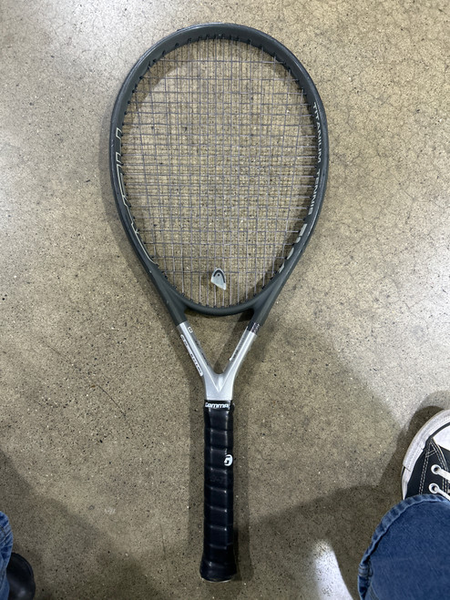 Vist Large View of Product Image Which is Used Head TI.S6 Adult Tennis Racquet Black 4 1/4"