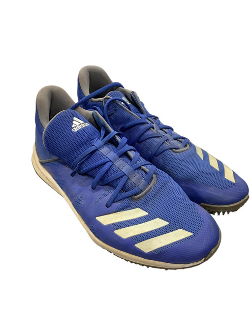 Vist Large View of Product Image Which is Used Adidas TURF CLEATS BB/SB Cleats Royal Blue Senior 11
