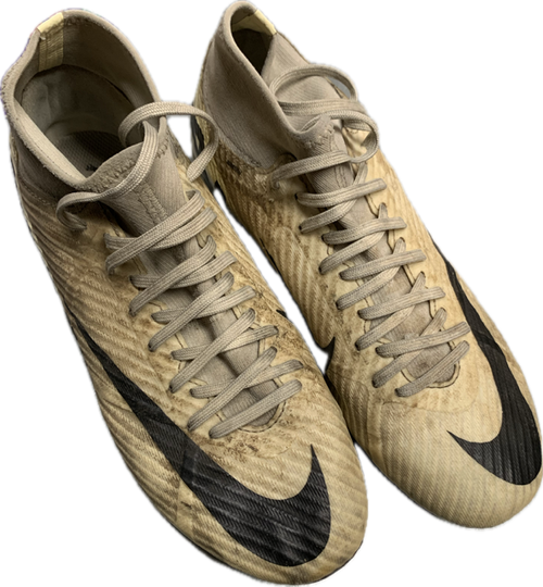 Vist Large View of Product Image Which is Used Nike Soccer Cleats White Senior 7.5