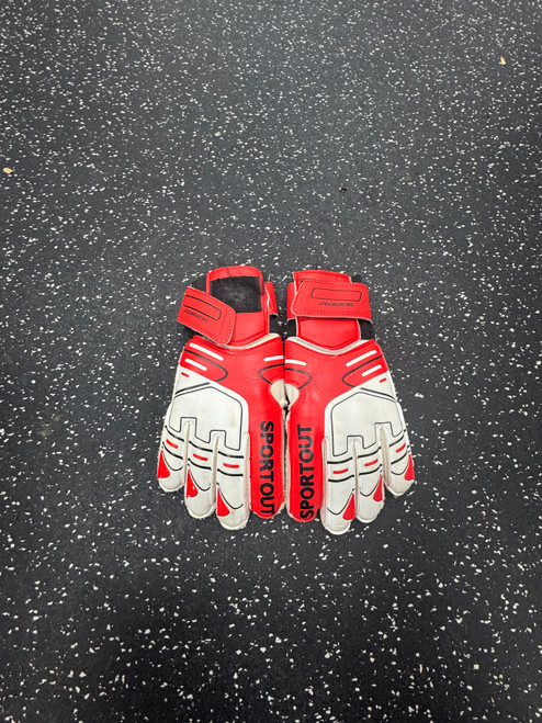 Vist Large View of Product Image Which is Used SPORT OUT GK Soccer Goalie Gloves Red 6