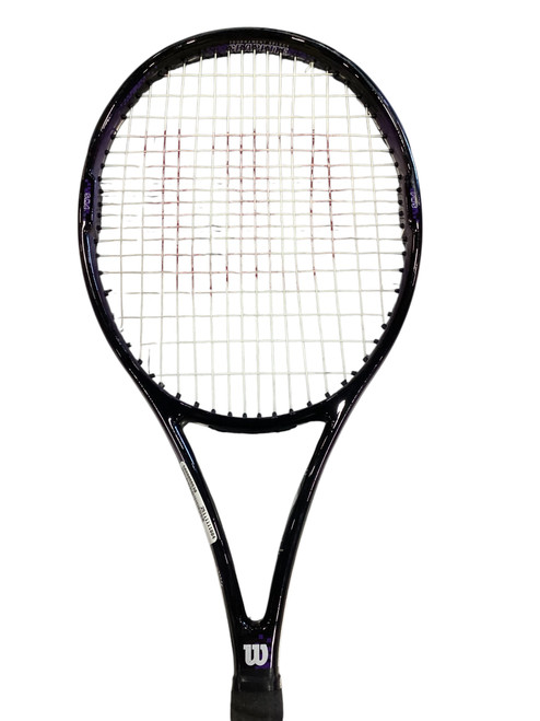 Vist Large View of Product Image Which is Used Wilson TOURNAMENT SELECT GRAPHITE 95 Adult Tennis Racquet Black Unknown