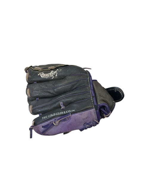 Vist Large View of Product Image Which is Used Rawlings HFP110BP BB/SB Glove RH Throw Black 11"