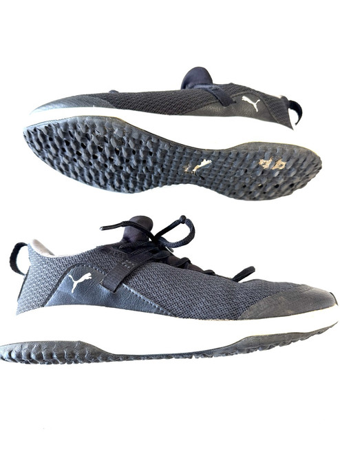 Vist Large View of Product Image Which is Used Puma Jr Golf Shoes Black Junior 04