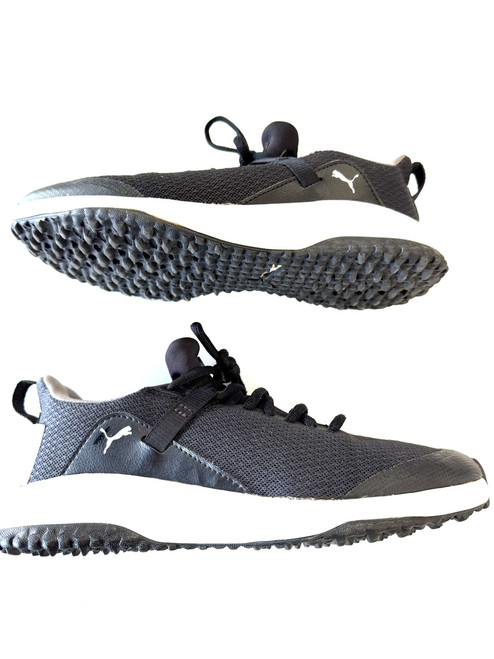 Vist Large View of Product Image Which is Used Puma Jr Golf Shoes Black Junior 05