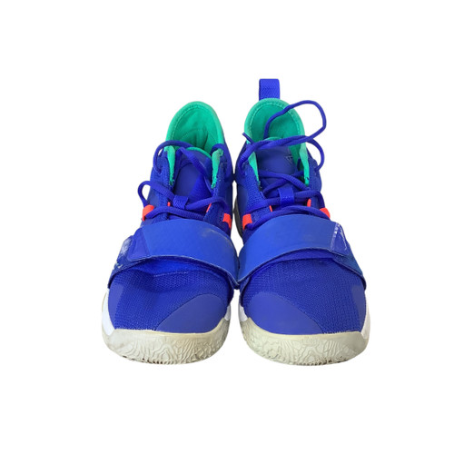 Vist Large View of Product Image Which is Used Nike PAUL GEORGE Basketball Shoes M Royal Blue Senior 9